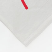 Frohe Weihnachtsziege Weihnachtsbaum Fleecedecke (Ecke)