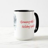 Frohe Weihnachtszug Kaffee Tasse Cup (VorderseiteRechts)