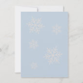 Frohe Weinachten Einladung (Rückseite)