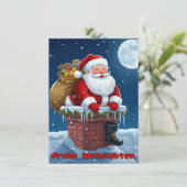 Frohe Weinachten, Postkarte (Stehend Vorderseite)