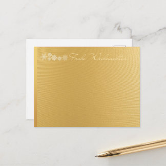 Frohe Weinsieben Merry Christmas Postkarte