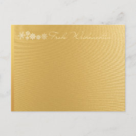 Frohe Weinsieben Merry Christmas Postkarte