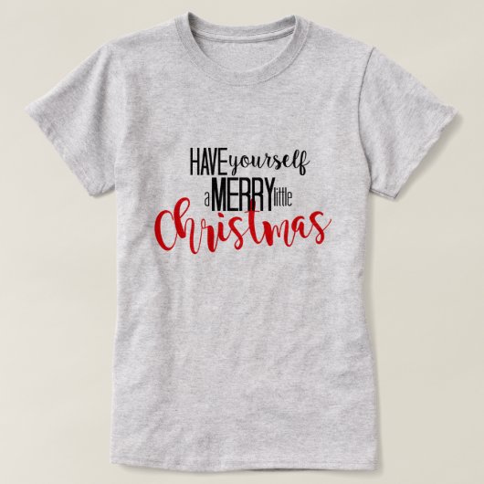 frohe wenig Weihnachten T-Shirt (Design vorne)