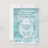 Frohe Winter Wonderland-Party Einladungen (Rückseite)