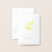 Frohe Wintersolstice! Folienkarte (Rückseite mit Umschlag)