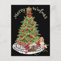 Frohe Woofmas Hunde-Design - Beagle