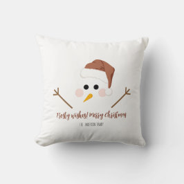 Frohe Wünsche! Frohe Weihnachtsbaumkissen Kissen