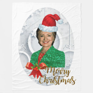 frohe xmas Hillary Clinton Decke