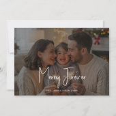 Frohe Zeit - Herzliche Familienurlaubskarte Feiertagskarte (Vorderseite)