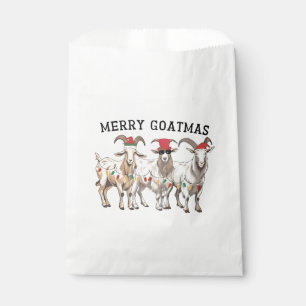 Frohe Ziege Weihnachten Tier Ziegenliebhaber Frohe Geschenktütchen