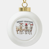 Frohe Ziege Weihnachten Tier Ziegenliebhaber Frohe