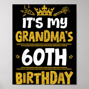 Frohe Zum 60. Geburtstag meiner Oma 1965 60 Jahre Poster