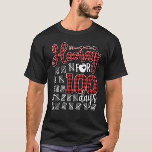 Frohen 100. Schultag Lehrer Hurra für 100 T T-Shirt