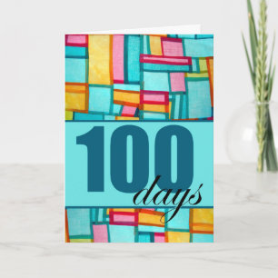 Frohen 100. Tag Koreanischer Baek-il Geburtstag fü Karte