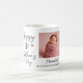 Frohen 1. Muttertag als Urgroßmutter 5 Fotos   Kaffeetasse (Mittel)