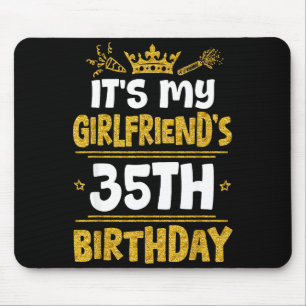 Frohen 35. Geburtstag meiner Freundin 1990 35 Jahr Mousepad