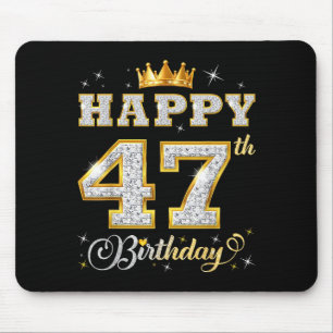 Frohen 47. Geburtstag 47 Jahre alte Frauen Männer Mousepad