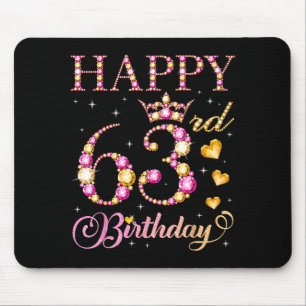 Frohen 63. Geburtstag 63 Jahre alte Männer Frauen Mousepad