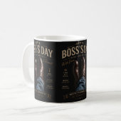 Frohen Boss-Tag Kaffeetasse (Vorderseite Links)