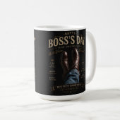 Frohen Boss-Tag Kaffeetasse (VorderseiteRechts)