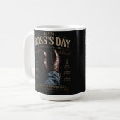 Frohen Boss-Tag Kaffeetasse (Vorderseite Links)