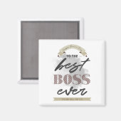 Frohen Bosses-Tag-Magnet Magnet (Vorderseite/Rückseite)