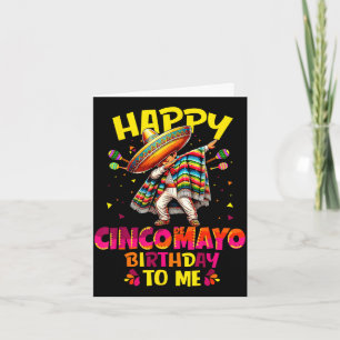 Frohen Cinco de Mayo Geburtstag an mexikanischen S Karte