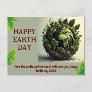 FROHEN ERDGEBURTSTAG Postkarte