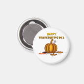 Frohen Erntedankfesttag Magnet (Vorderseite/Rückseite)