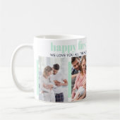 Frohen ersten Muttertag 4 Foto Personalized Kaffeetasse (Links)