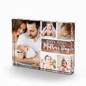 Frohen ersten Muttertag Holz 5 Bilder Collage Fotoblock (Rechts)