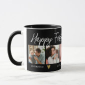Frohen ersten Muttertag Oma 5 Foto Schwarz Tasse (Links)