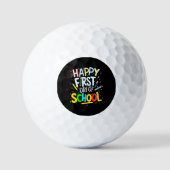 Frohen ersten Schultag Golfball (Vorderseite)