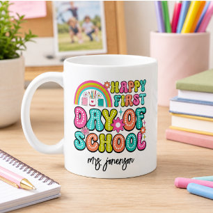Frohen ersten Schultag Kaffeetasse