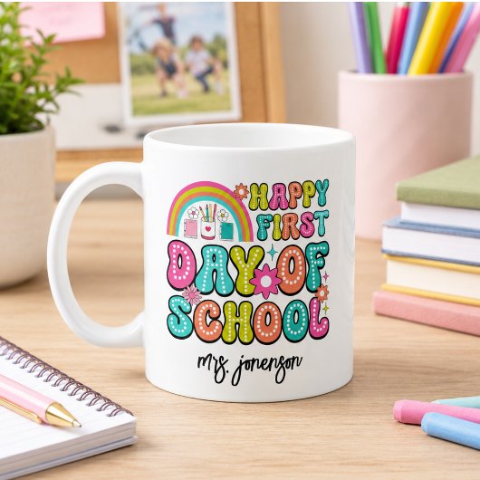 Frohen ersten Schultag  Kaffeetasse