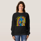 Frohen ersten Schultag Lehrerinnen Studentin B Sweatshirt (Vorne ganz)