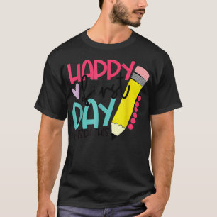 Frohen ersten Schultag Schüler und Lehrer Gi T-Shirt