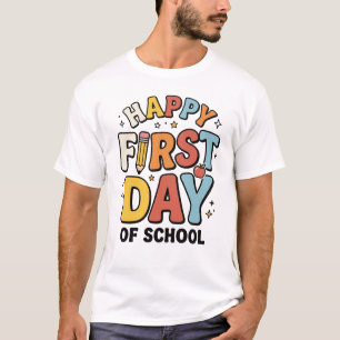 Frohen ersten Schultag Süße Rückkehr zur Schule T-Shirt