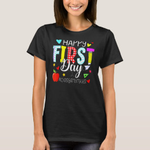 Frohen ersten Tag Erzieher im Kindergarten Willkom T-Shirt