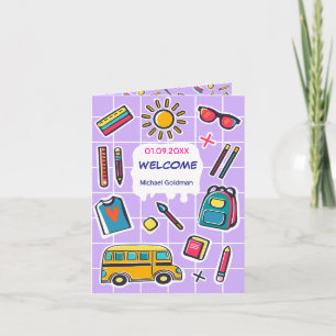 Frohen ersten Tag in der 2. Klasse WILLKOMMEN Einladung