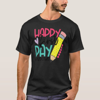 Frohen ersten Tag Lasst uns das machen Willkommen  T-Shirt