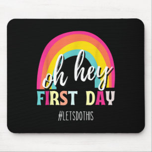 Frohen ersten Tag Lasst uns loslegen Willkommen zu Mousepad