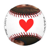 Frohen ersten Vatertag Baseball (Rückseite)