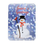 Frohen Festtage Card Magnet (Vertikal)