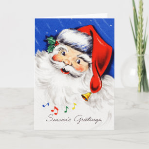 Frohen Festtage Santa Feiertagskarte