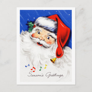 Frohen Festtage Santa Feiertagspostkarte