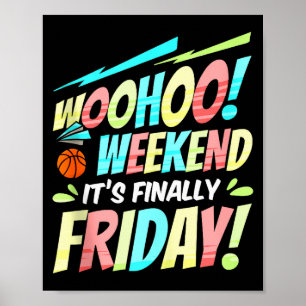 Frohen Freitag Fri Yay Lehrer Schule Meme Tank Top Poster