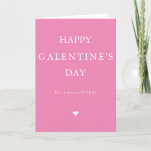 Frohen Galentine-Tag an meine beste Freundin Feiertagskarte