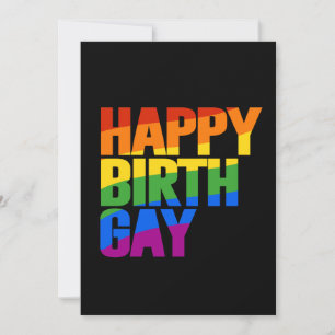 Frohen Geburtsgay Feiertagskarte