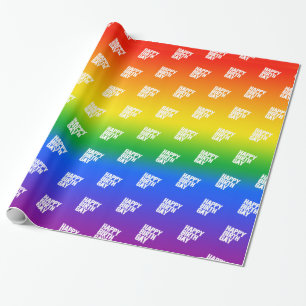 Frohen Geburtsgay Geschenkpapier